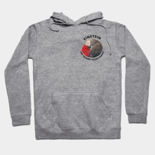 Logo of Einstein the Talking Texan Parrot Hoodie